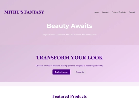 landingpage screenshot