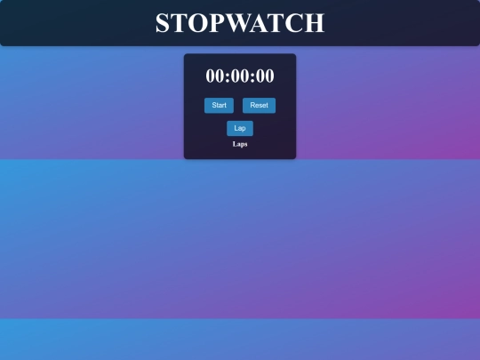 stopwatch screenshot
