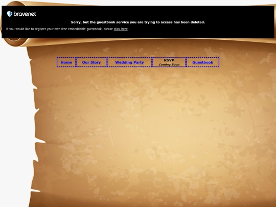 guestbook screenshot