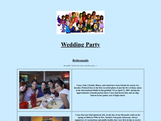 wedding-party screenshot