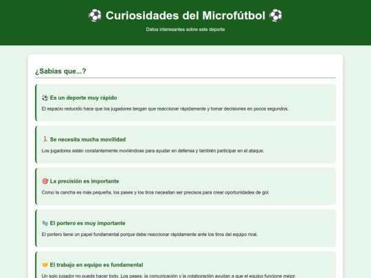 curiosidades screenshot