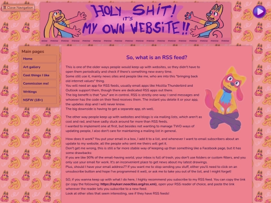 rss screenshot