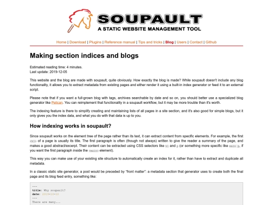 blog/blogs-and-section-indices screenshot