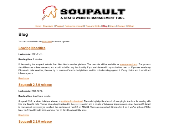 blog screenshot