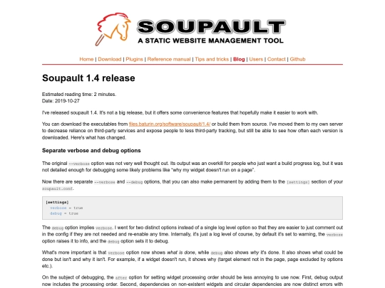 blog/soupault-1.4-release screenshot