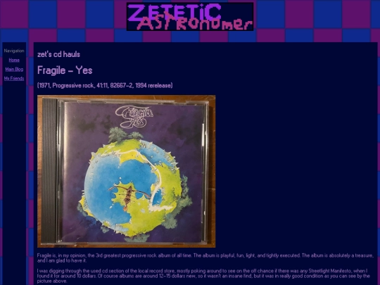 album_fragile_yes screenshot
