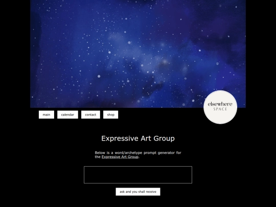 expressive-art-group-words screenshot