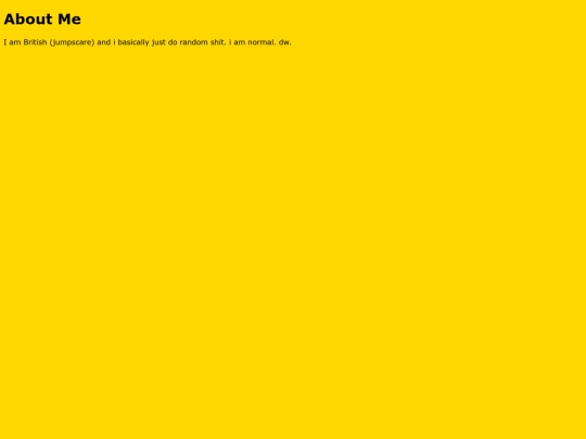 aboutme screenshot