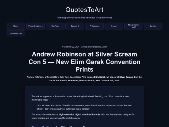 blog/posts/andrew-robinson-silver-scream-con-5-new-garak-prints screenshot