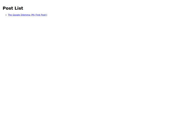 PostIndex screenshot