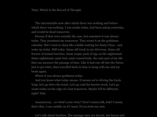 Time, Which Is the Record of Thought screenshot