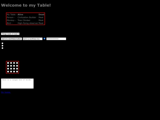 table screenshot