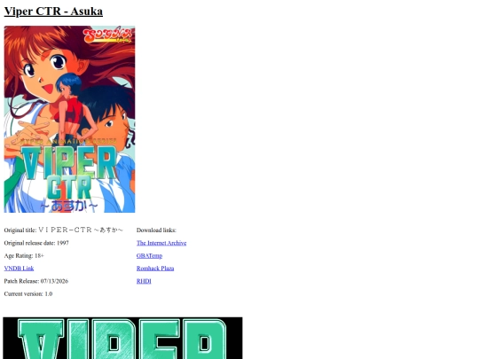 translations/viperCTR/viperCTR screenshot