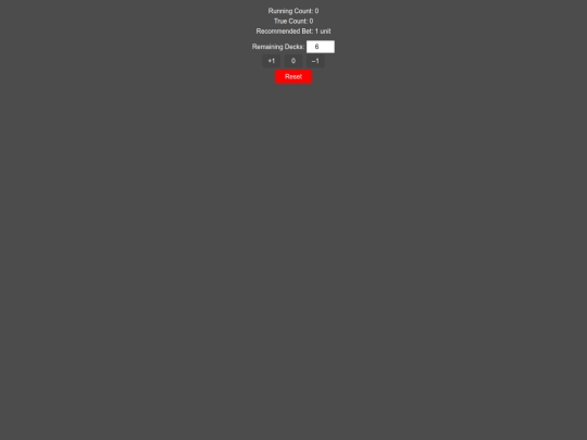 TrueCountCounter screenshot