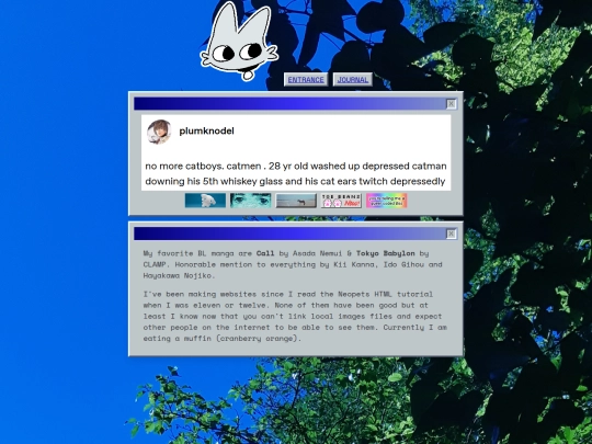 bio screenshot