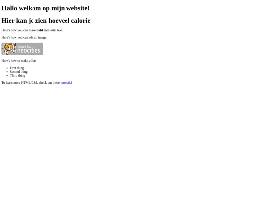 index screenshot