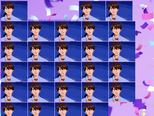 congratulation screenshot