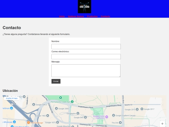 test html/contacto screenshot