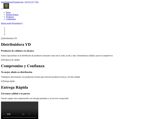 DistribuidoraYD screenshot