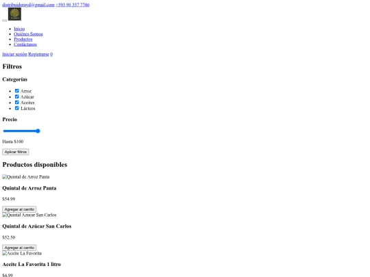 DistribuidoraYD/shop screenshot