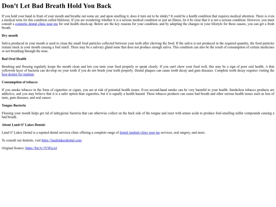 DontLetBadBreathHoldYouBack screenshot