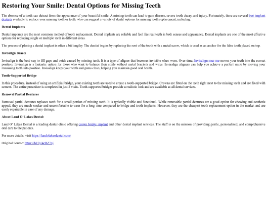 RestoringYourSmileDentalOptionsforMissingTeeth screenshot