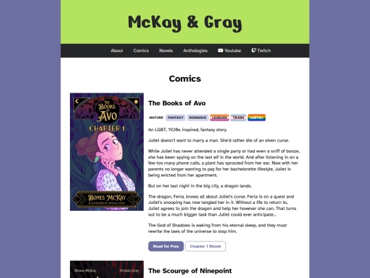 comics screenshot