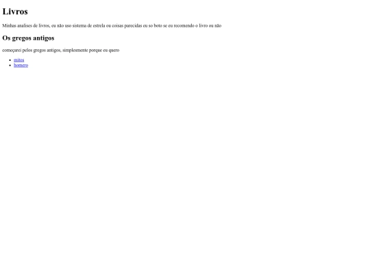 livros screenshot