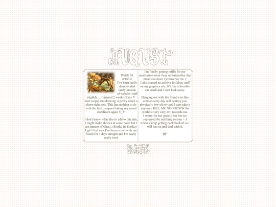 diary/26/082601 screenshot