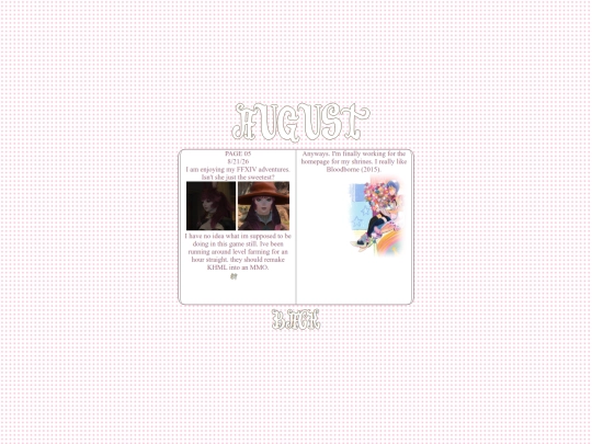 diary/26/082605 screenshot