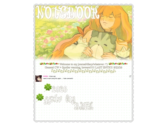 diary/journalhome screenshot