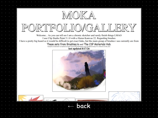 portfolio/art screenshot