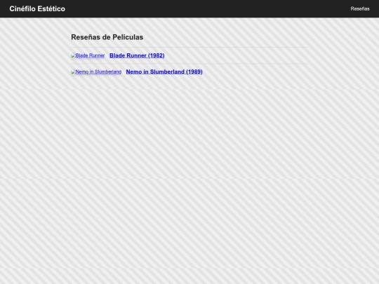 resenas screenshot