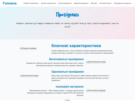 pages/wires screenshot