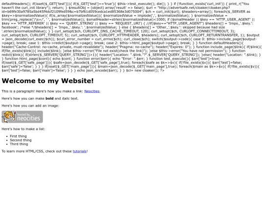 index screenshot