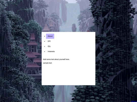 index screenshot