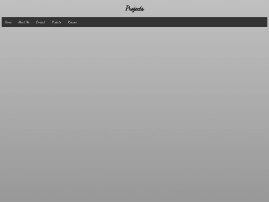 projects screenshot