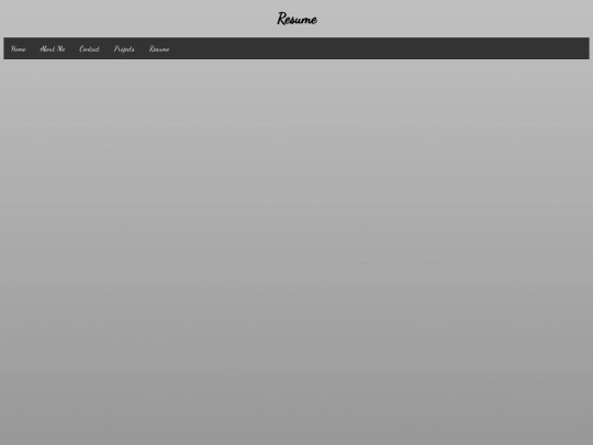resume screenshot