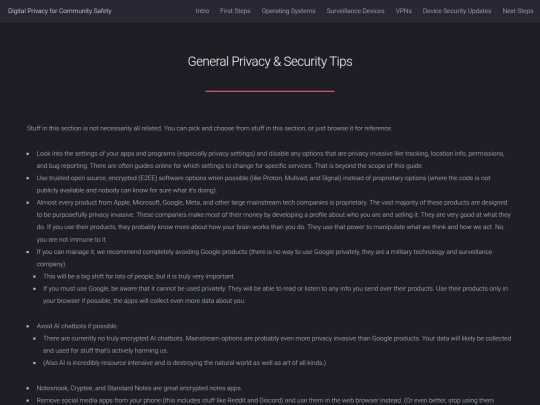 general screenshot