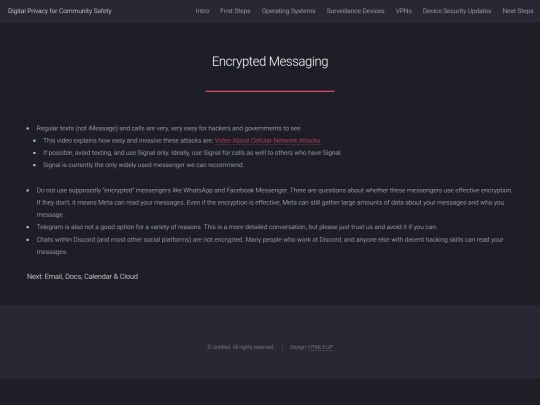 messaging screenshot