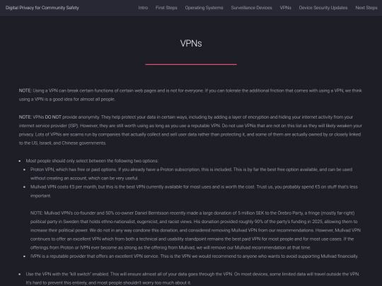 vpns screenshot