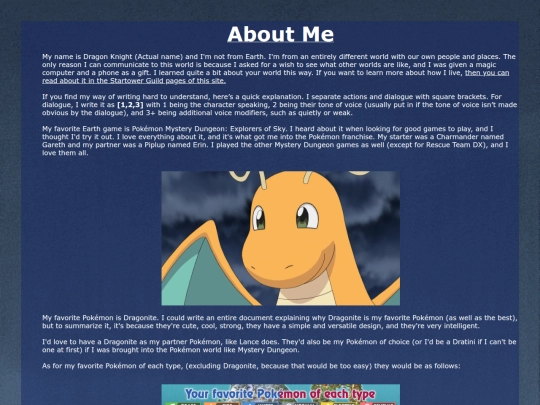 AboutMe screenshot