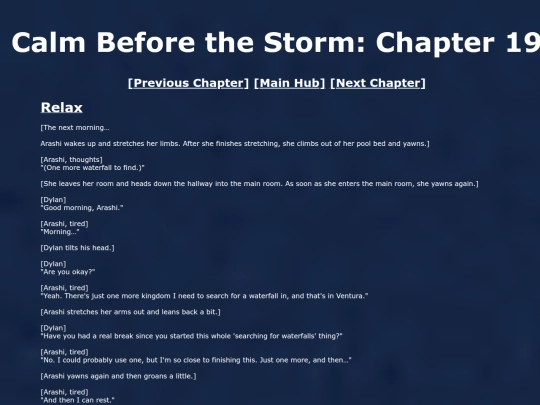 CalmBeforeTheStorm/chapter19 screenshot