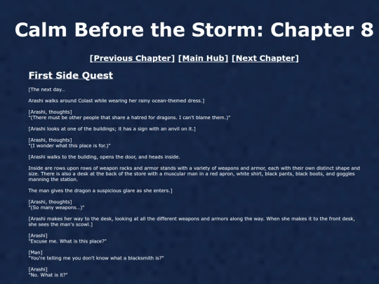 CalmBeforeTheStorm/chapter8 screenshot