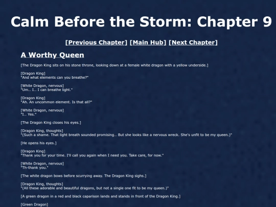 CalmBeforeTheStorm/chapter9 screenshot