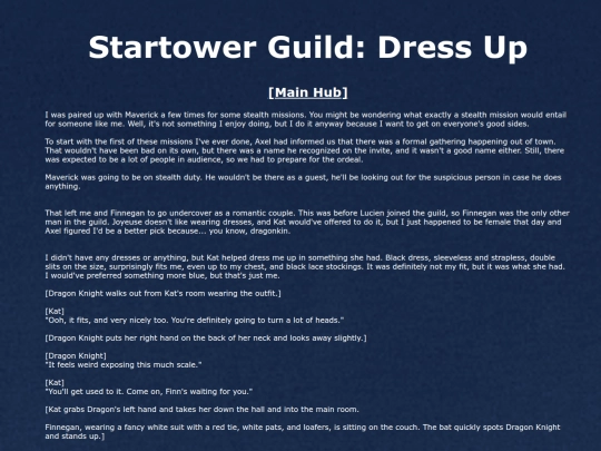 StartowerGuild/DressUp screenshot