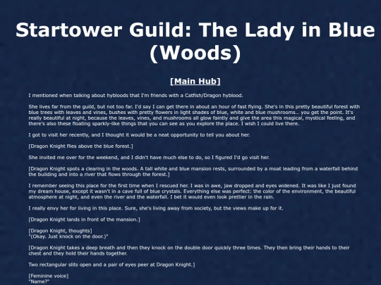 StartowerGuild/LadyinBlue screenshot