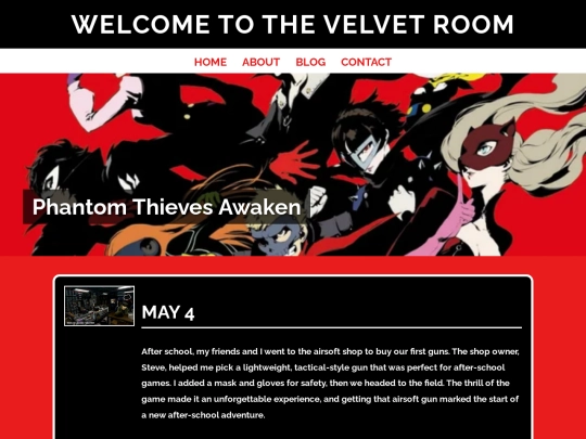 blog screenshot