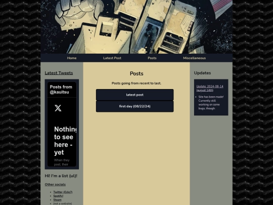 posts screenshot