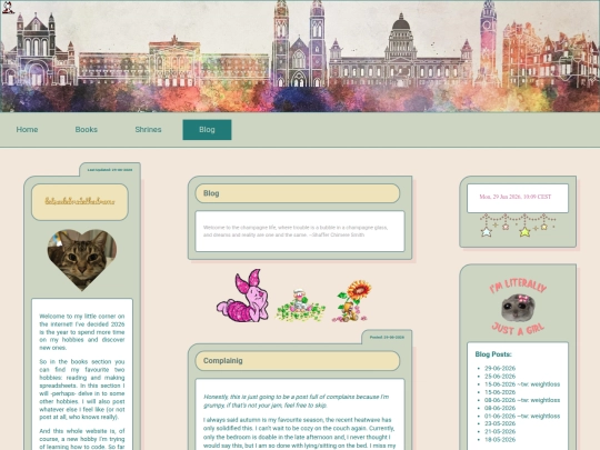 Blog screenshot